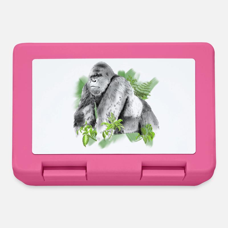 Gorilla - Boîte à goûter - rose