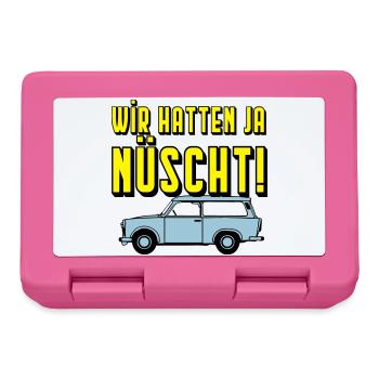  Universal Kombi , Wir hatten ja nüscht!(25 - Brotdose - Pink - Vorne