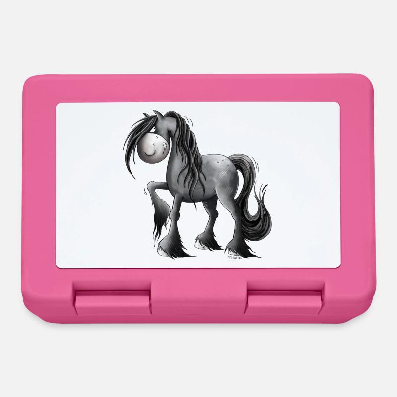 Cheval Grumpy I Bande Dessinée Pour Cavalier - Boîte à goûter - rose