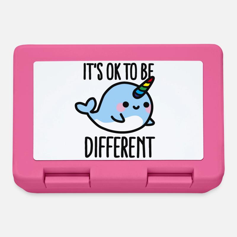 It's ok to be different - Brotdose - Pink