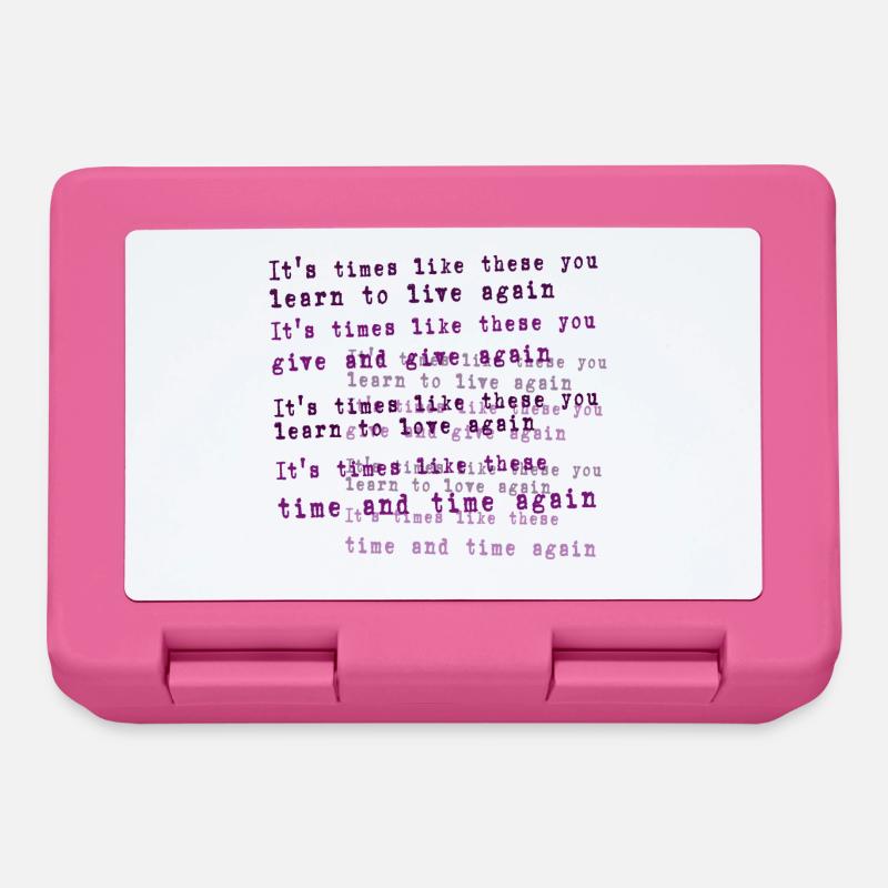 foo fighters lyric - Lunchbox - pink