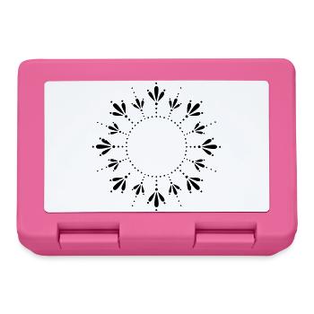 Sonne Sommer Sonnenblume - Brotdose - Pink - Vorne