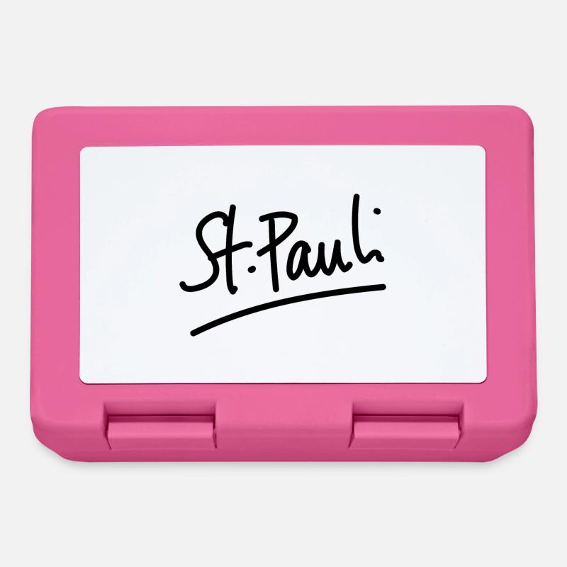 St. Pauli - Handschrift - Brotdose - Pink