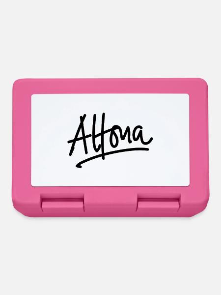 Altona - Handschrift - Brotdose - Pink