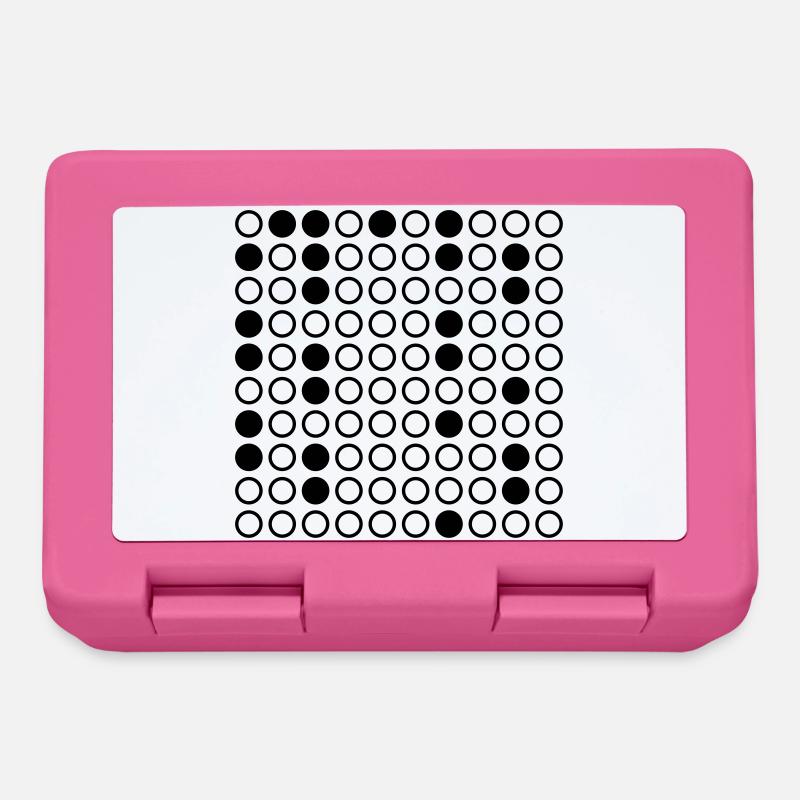 Nerdy Design "Primzahlen" bis 100 - Brotdose - Pink