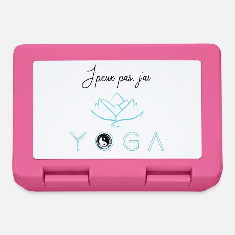 J'ai YOGA - Boîte à goûter - rose