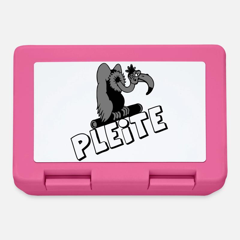 Plesiosaur Pleite Cartoon - Brotdose - Pink