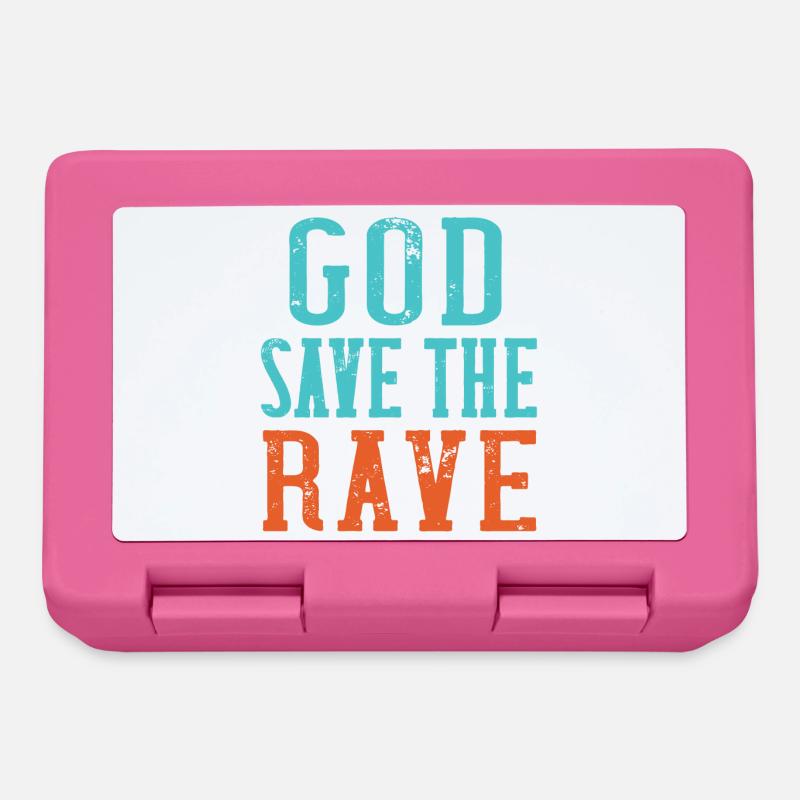 God save the rave - Lunchbox - pink