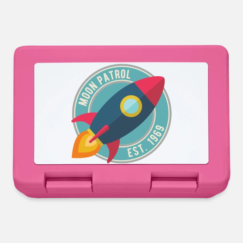 Rakete Moon Patrol Rocket - Brotdose - Pink