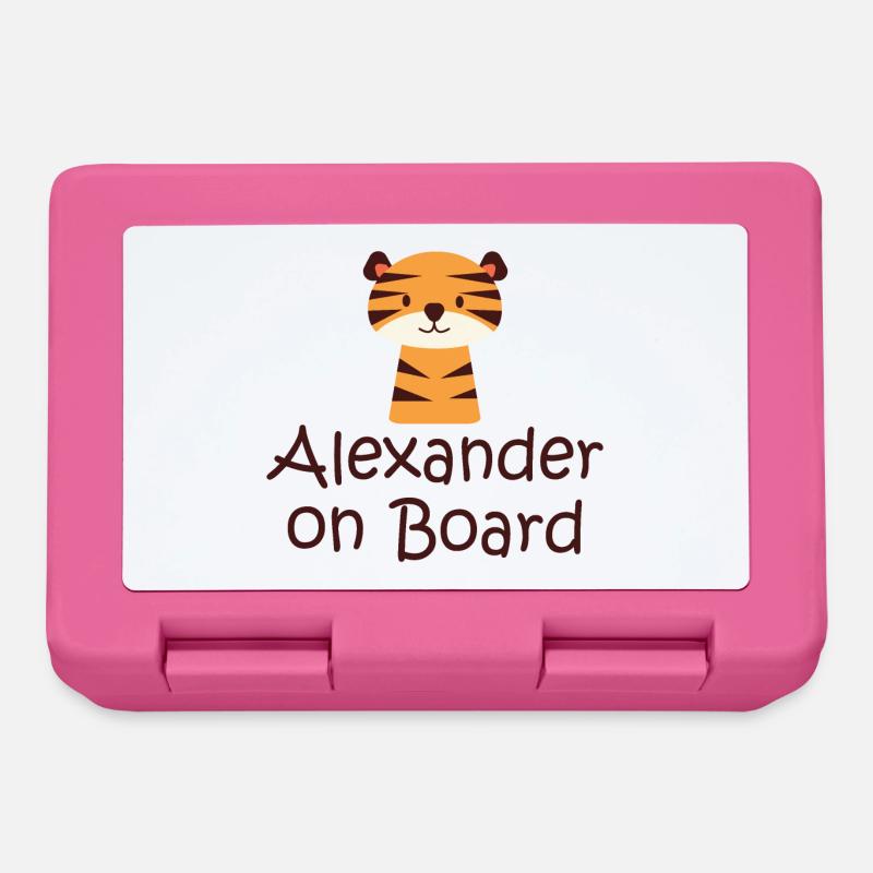 Alexander on board - Brotdose - Pink