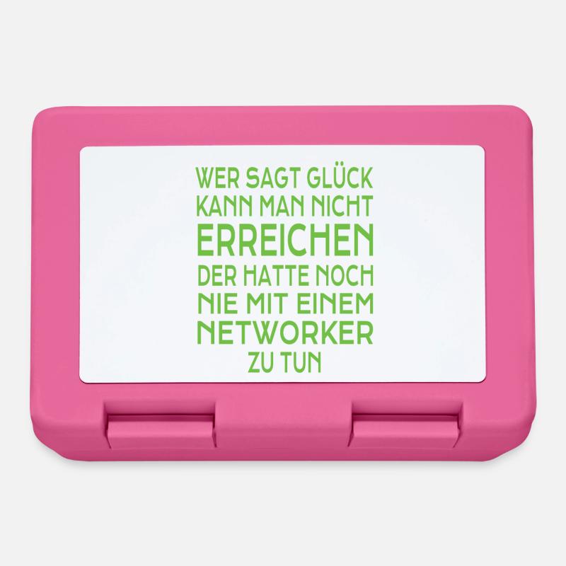 Network Marketing Geschenk - Brotdose - Pink