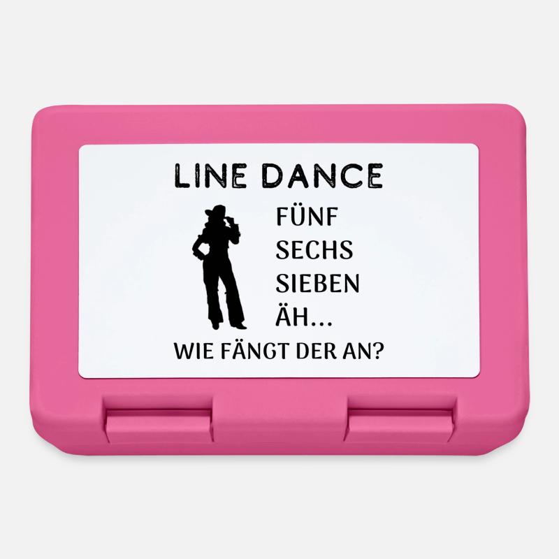 Line Dance Frage: Wie fängt der an? - Brotdose - Pink