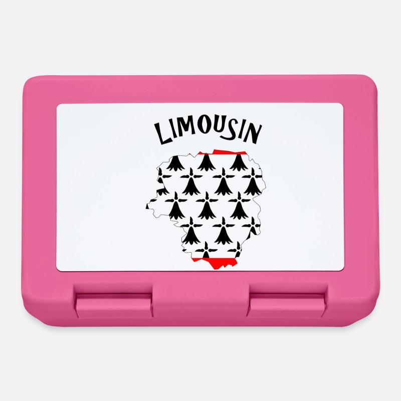Limousin - Boîte à goûter - rose