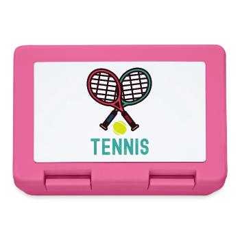 Tennis - Boîte à goûter - rose - Devant