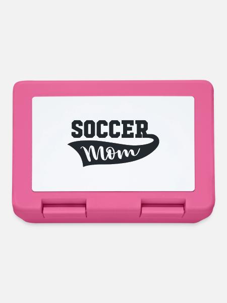 Soccer Mom Fußballmami Design - Brotdose - Pink