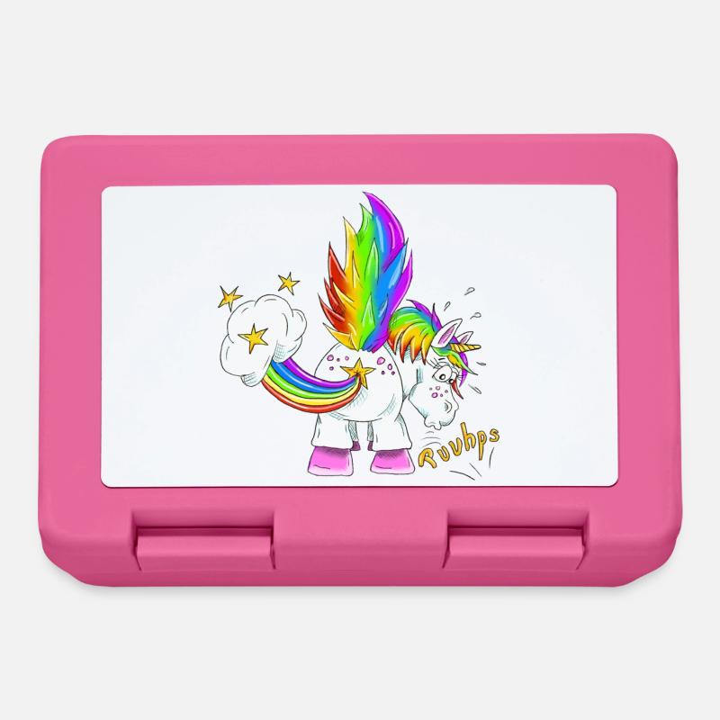 Upsi ein Pupsi Einhorn - Brotdose - Pink