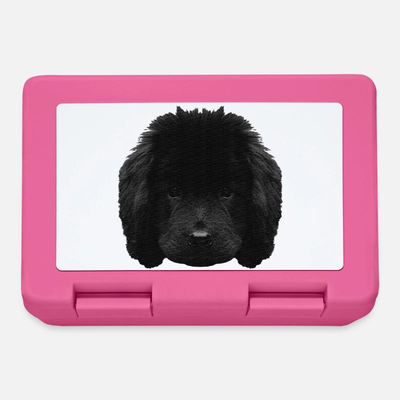 Chiot mignon, chiot Terre-Neuve, races de chiens - Boîte à goûter - rose