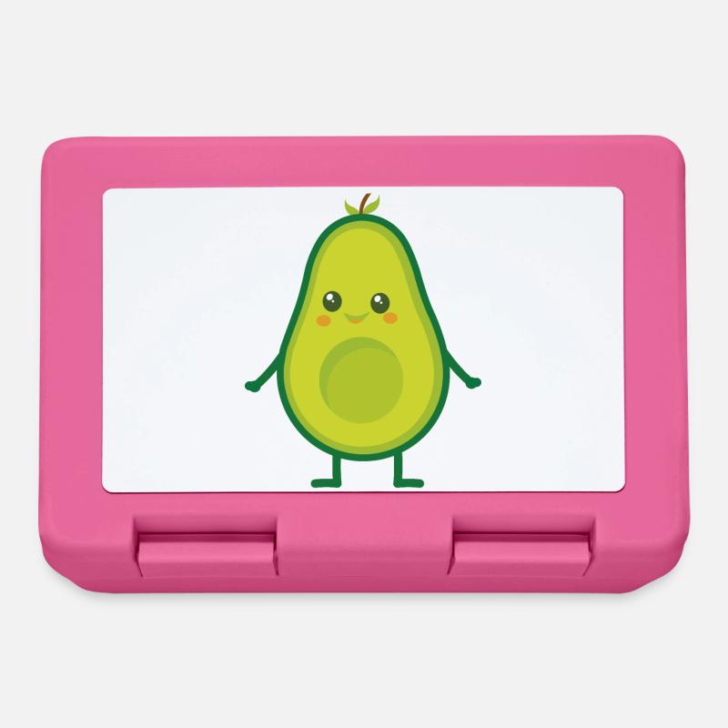 Avocado (Avocado Mann) - Brotdose - Pink