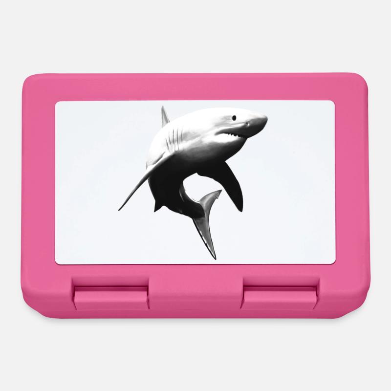 Great white shark - Lunchbox - pink