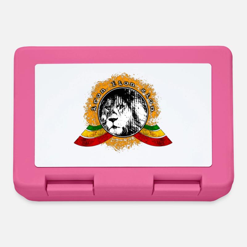 Reggae Lion - Lunchbox - pink