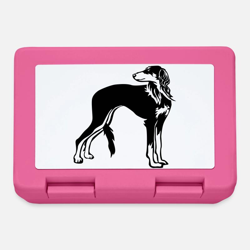 Saluki - Brotdose - Pink