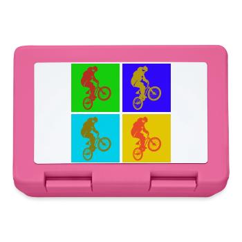 BMX Pop Art  - Brotdose - Pink - Vorne