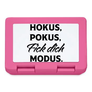 Hokus Pokus Fick Dich Modus - Brotdose - Pink - Vorne