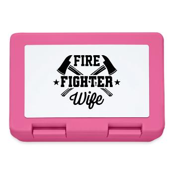 Fire Brigade Wife - Lunchbox - pink - Front