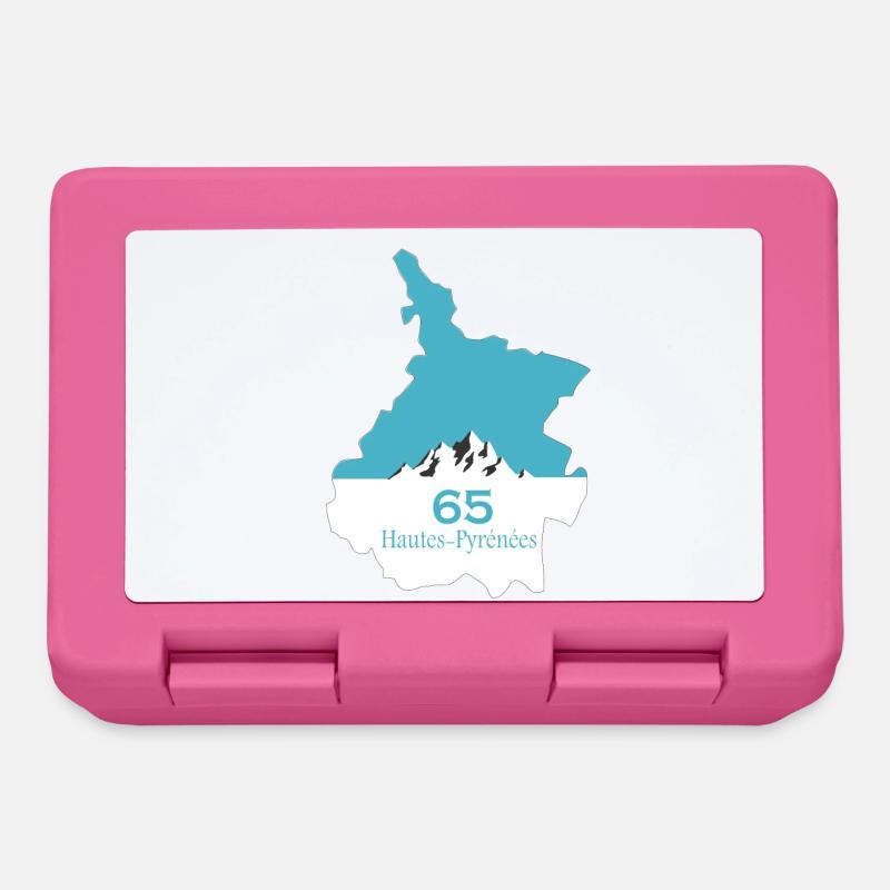 Hautes-Pyrénées - Boîte à goûter - rose