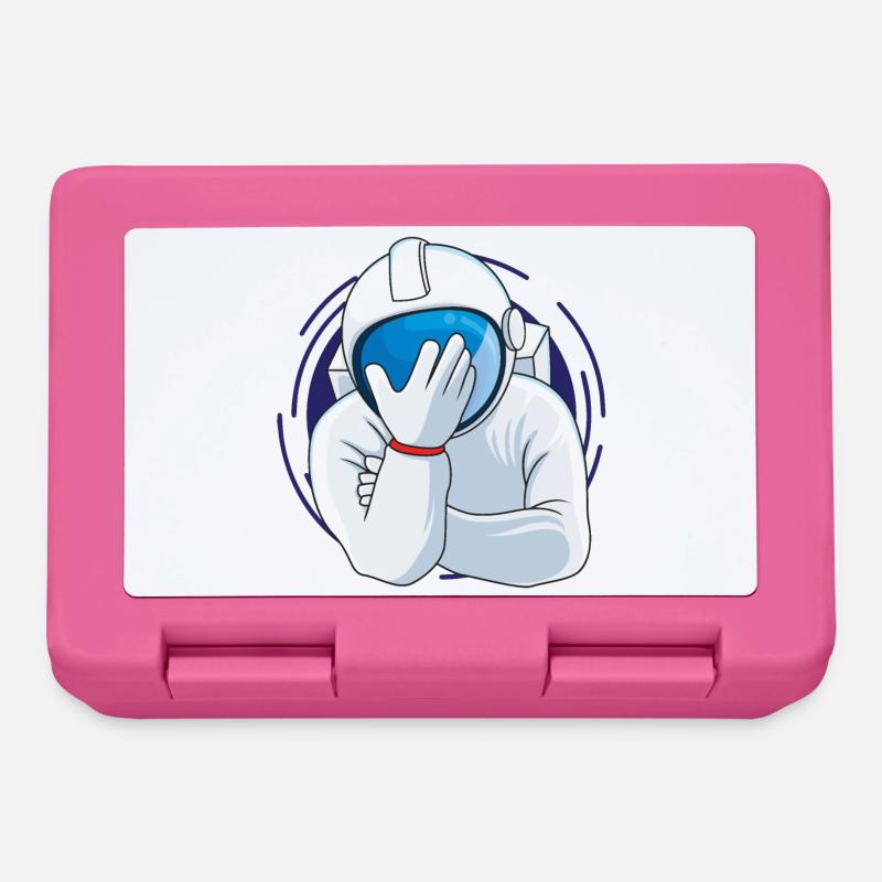 Facepalm Astronaut - Brotdose - Pink