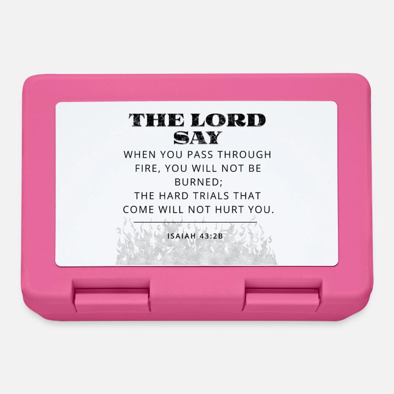Bible Verse - Lunchbox - pink