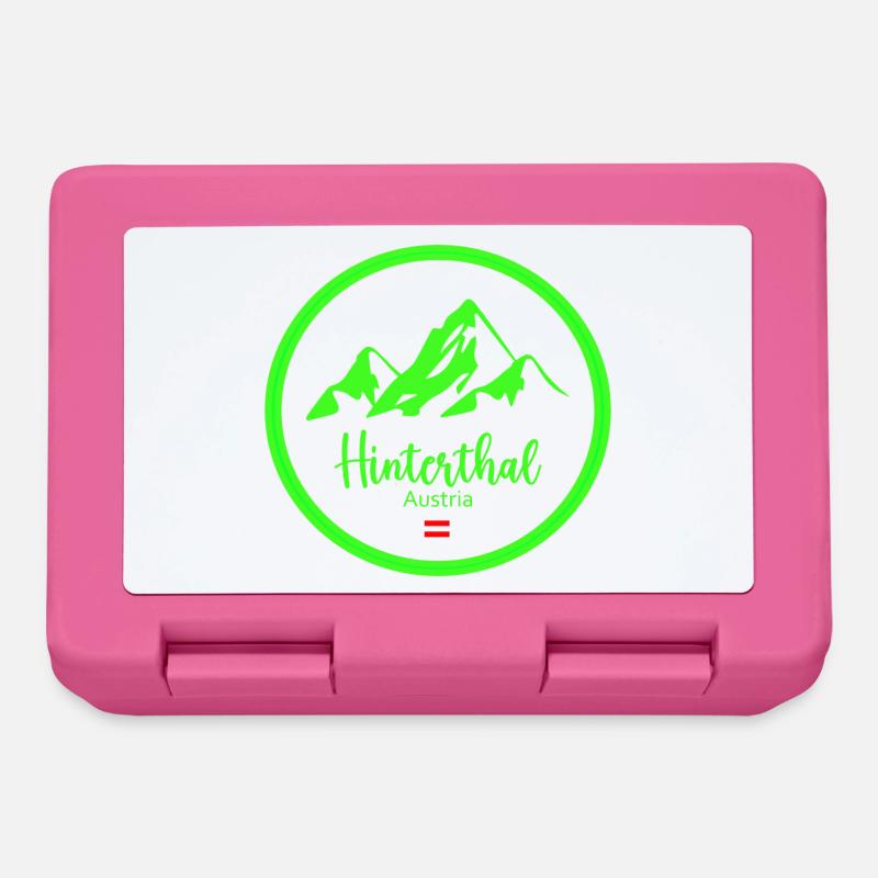 Hinterthal Alpen Neon Logo - Brotdose - Pink