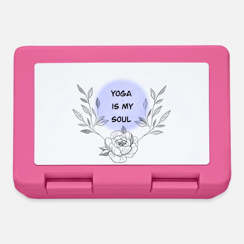 Yoga - Boîte à goûter - rose