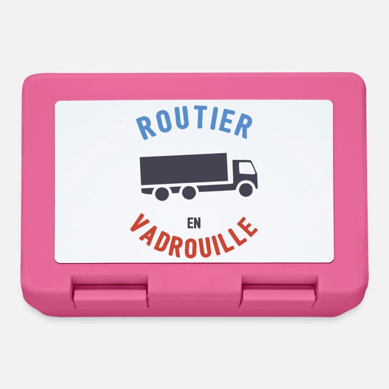 Routier en Vadrouille - Boîte à goûter - rose