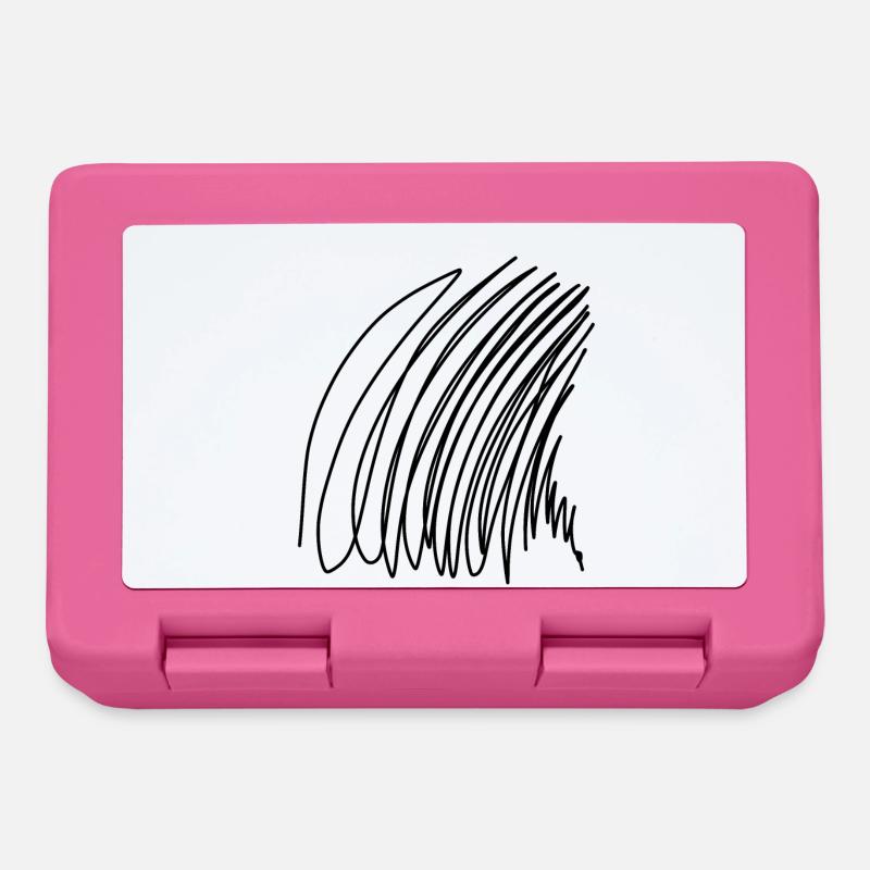 Abstract art doodle - Lunchbox - pink