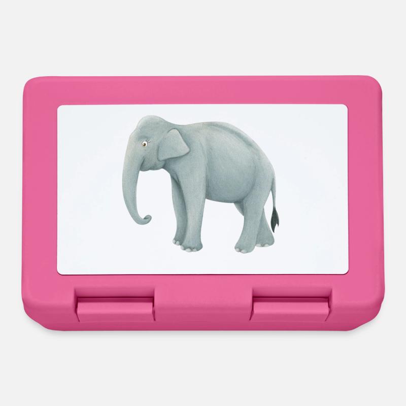 Asiatischer Elefant Pro Wildlife - Brotdose - Pink