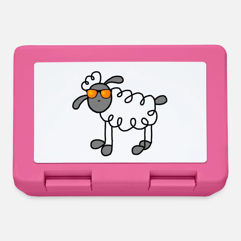 Cool Sheep - Brotdose - Pink