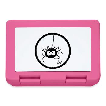 Araignée mignonne - Boîte à goûter - rose - Devant