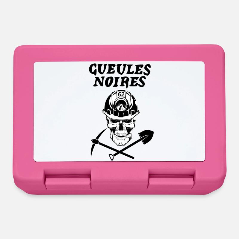 Gueules noires - Boîte à goûter - rose