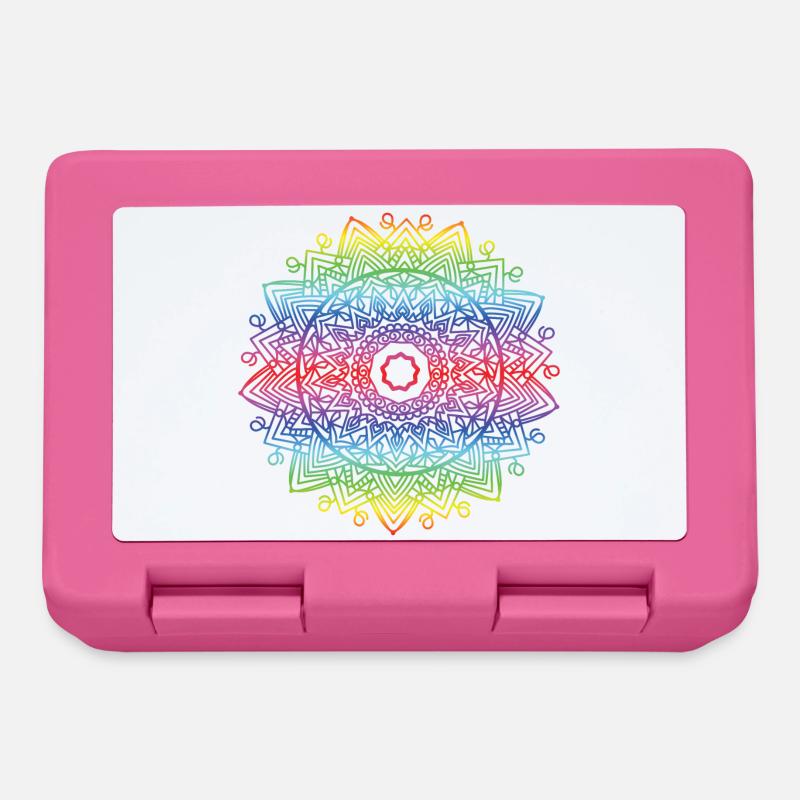 Mandala - Brotdose - Pink