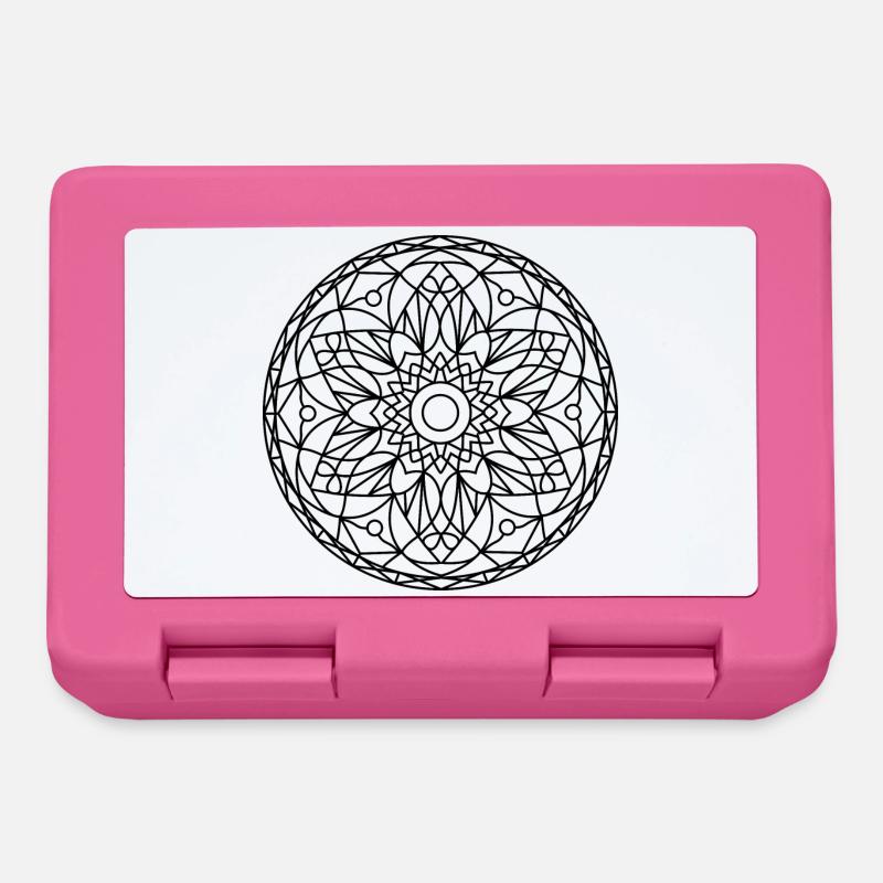 Mandala - Boîte à goûter - rose