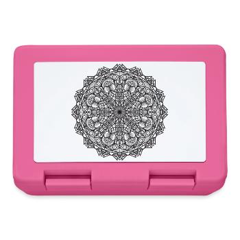 Mandala - Brotdose - Pink - Vorne
