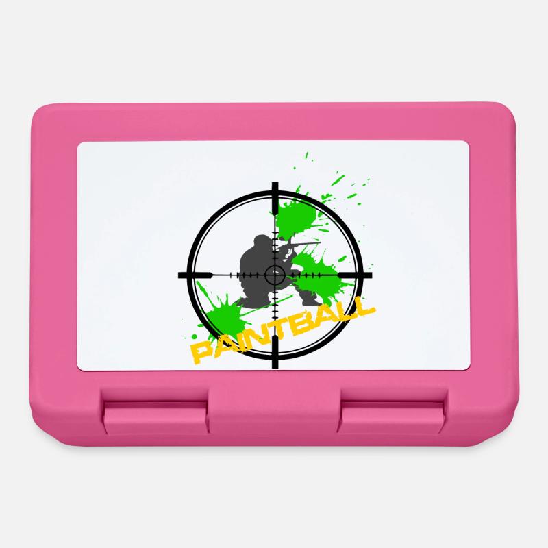 Paintball - Boîte à goûter - rose
