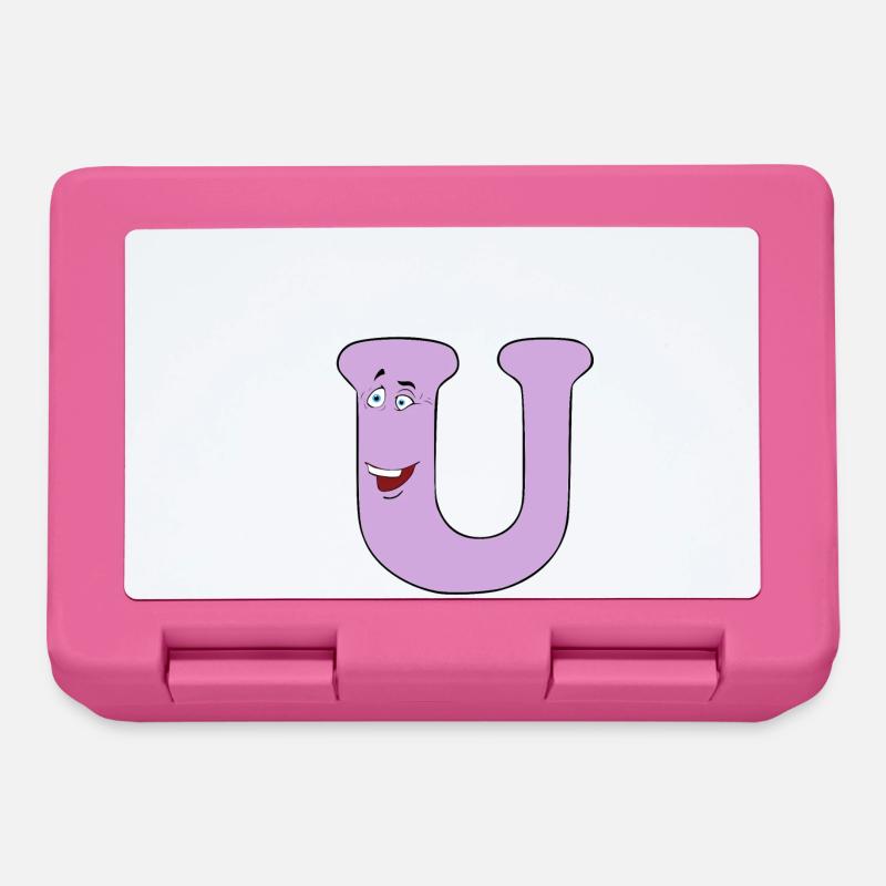 U - Boîte à goûter - rose