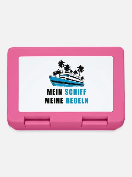 Mein Boot meine Regeln - Brotdose - Pink