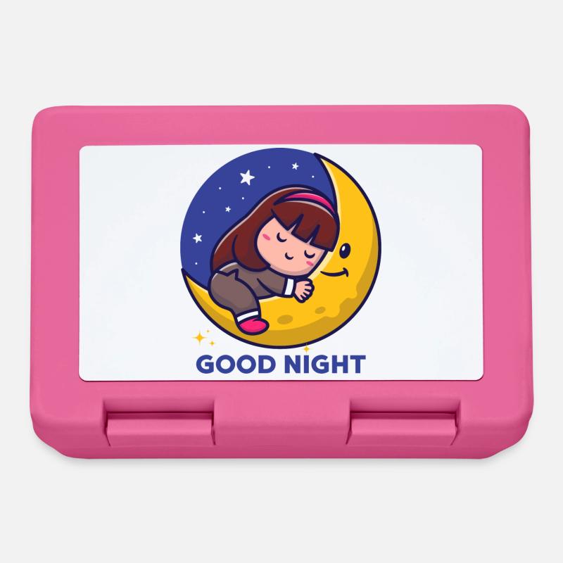 Good night - Brotdose - Pink