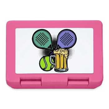 Raquette Padel Balls Player Padel Sport - Boîte à goûter - rose - Devant