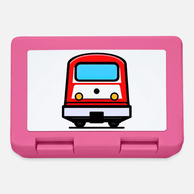 Subway, locomotive, train - Lunchbox - pink