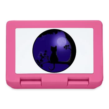 Cat Moon - Boîte à goûter - rose - Devant