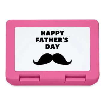 Cadeau Fête des pères - Papa est le meilleur / Fête des hommes - Boîte à goûter - rose - Devant